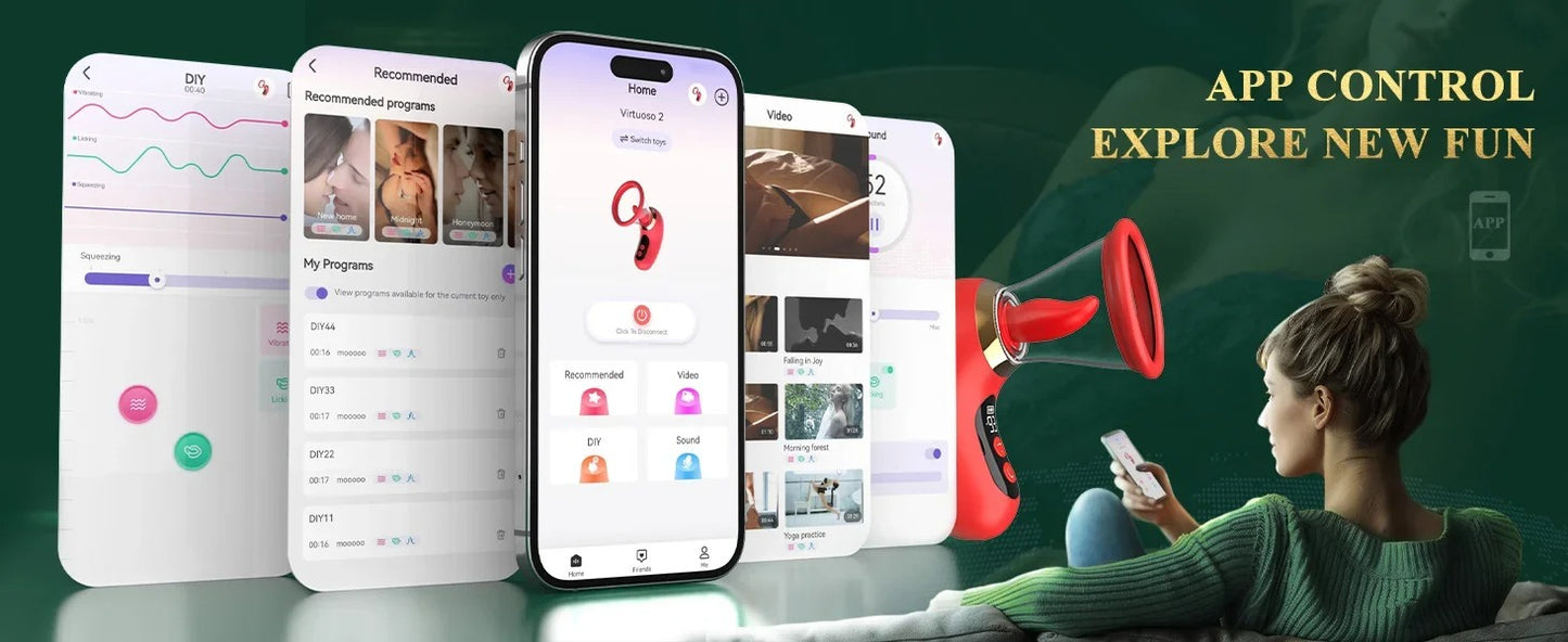 Clitoral Sucker Vibrator APP Control