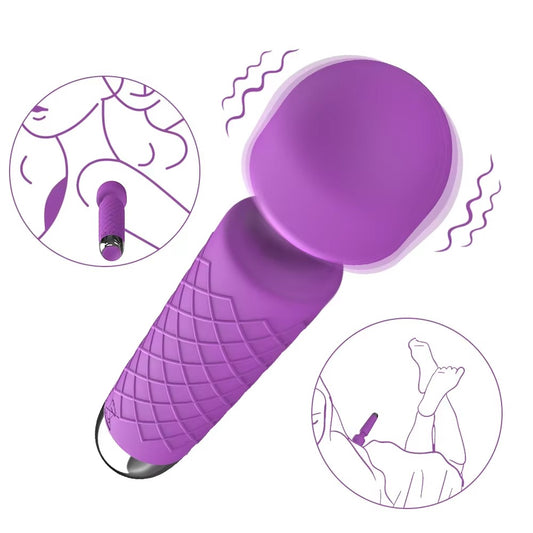 Redshark Clitoral Vibrator Wand Magic Massager