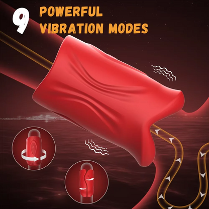 360° Wrapped Mouth Male Masturbator Vibrator