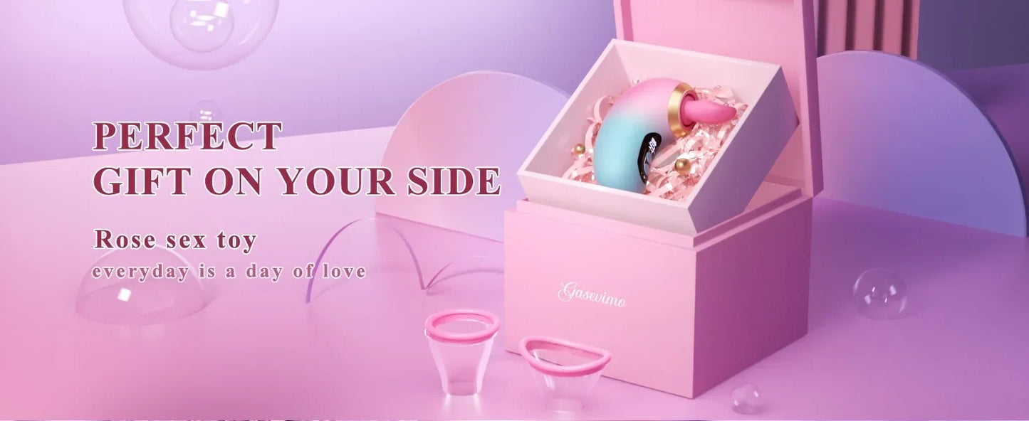 Tongue Licking Clitoris Sucker Vibrator 5 in 1 Nipple Vagina Massager