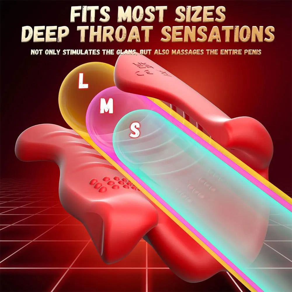 360° Wrapped Mouth Male Masturbator Vibrator