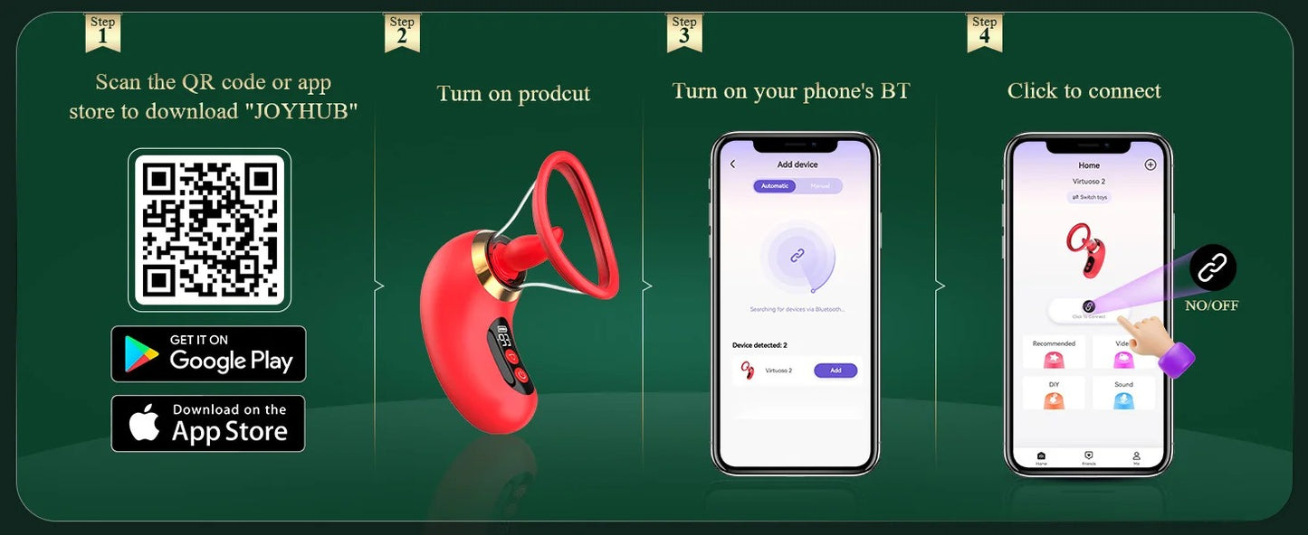 Clitoral Sucker Vibrator APP Control
