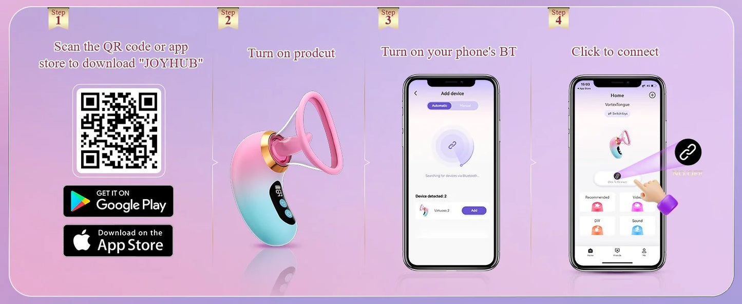 Tongue Licking Clitoris Sucker Vibrator 5 in 1 Nipple Vagina Massager