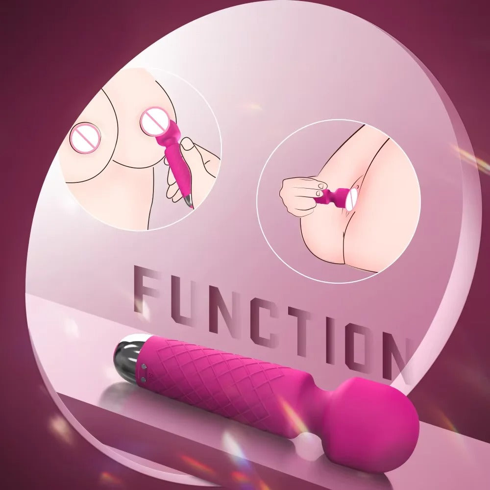 Redshark Clitoral Vibrator Wand Magic Massager