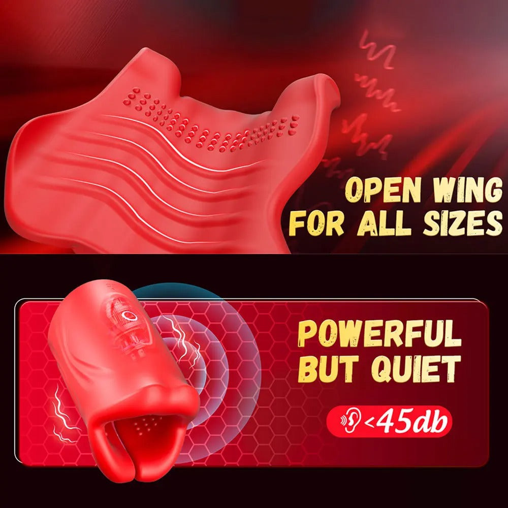 360° Wrapped Mouth Male Masturbator Vibrator