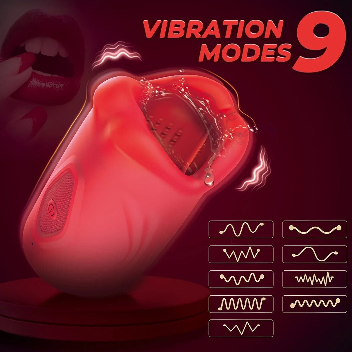 360° Wrapped Mouth Male Masturbator Vibrator