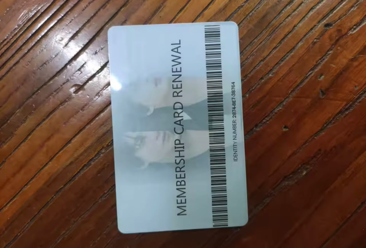 Membership Card PVC