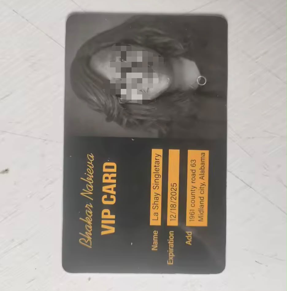 Membership Card PVC
