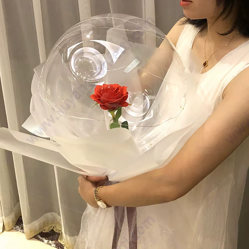 Balloon Rose Valentine Day Bobo