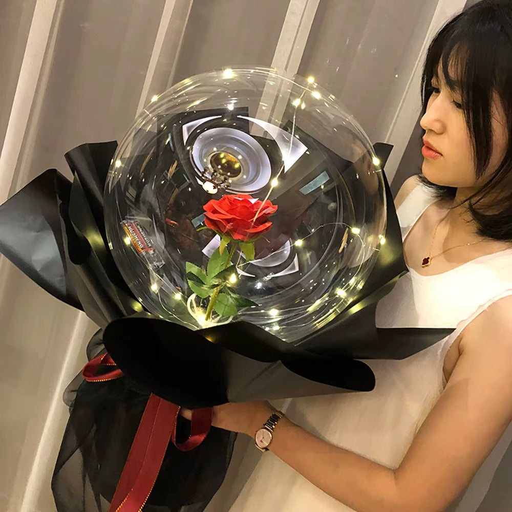 Balloon Rose Valentine Day Bobo