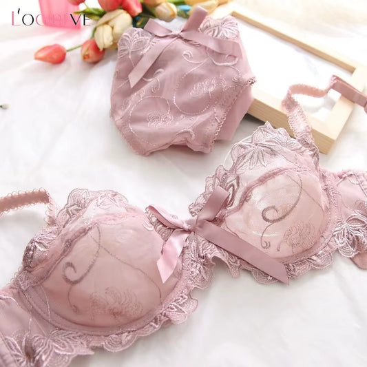 Logirlve Sexy Lingerie Female Push Up Bra Sets
