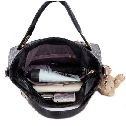 Multifunction 4pcs/Set Women Bag PU Leather Luxury Designer