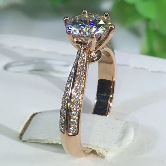 Plated 14K Rose Gold 585 Purple Gold