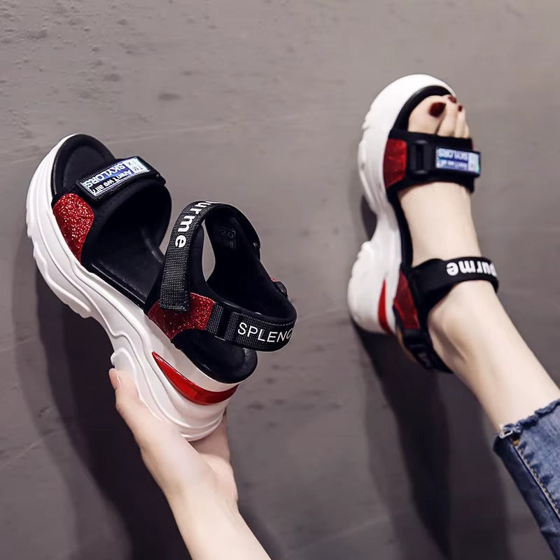 Women's High Heels Sports Beach Sandals
