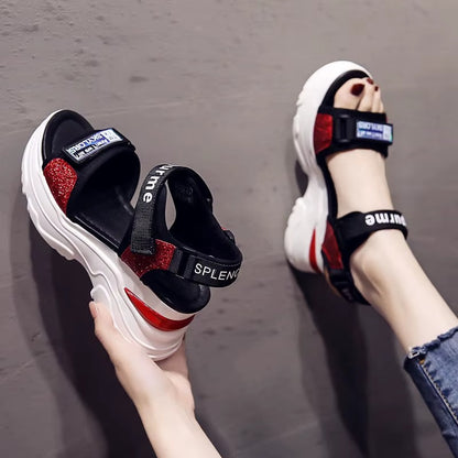 Women's High Heels Sports Beach Sandals