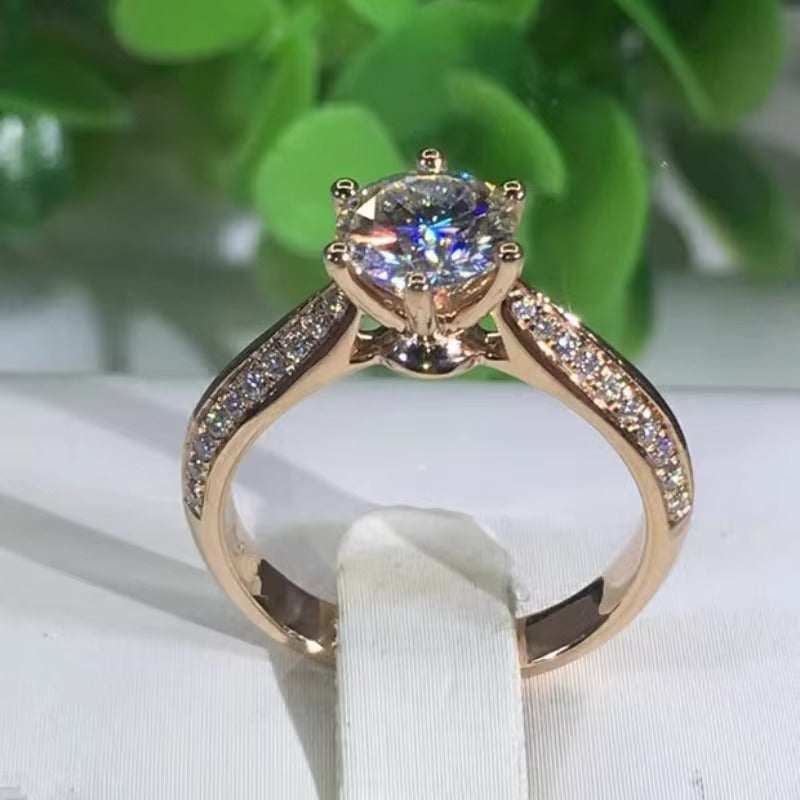 Plated 14K Rose Gold 585 Purple Gold