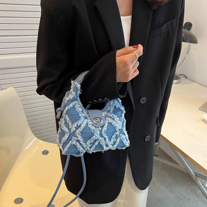 LEFTSIDE Soft Fabric Trend Small Shoulder Crossbody Bags