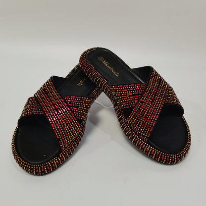 Rhinestone Party Slippers 2024 Latest Design