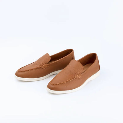 Man Shoes Loafers Adult Rubber Women Stitching
