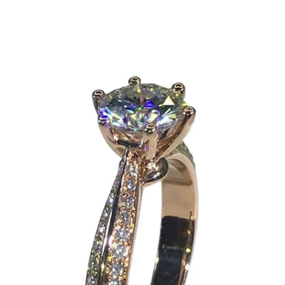 Plated 14K Rose Gold 585 Purple Gold