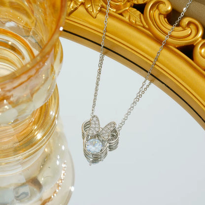 Fashion Cute Cartoon Disney Mickey Minnie Pendants Necklace