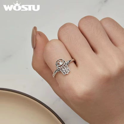WOSTU Original 925 Sterling Silver Anchor