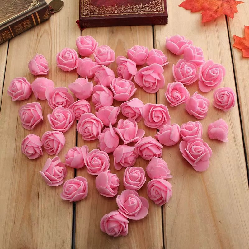 Rose Teddy Bear 3cm Christmas Decoration
