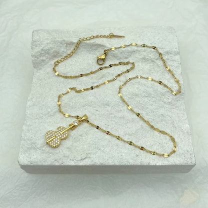 Violin Pendant Necklace