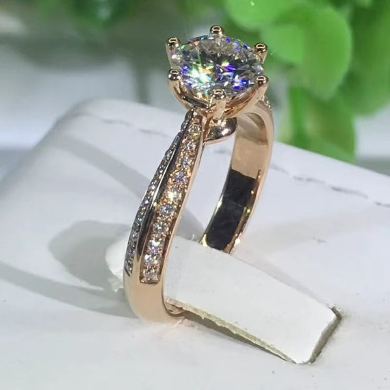 Plated 14K Rose Gold 585 Purple Gold