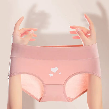 4Pcs Women's Panties High Waist