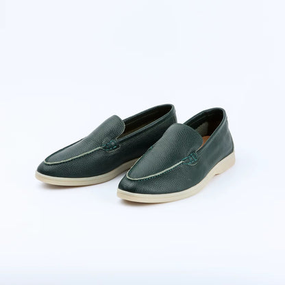 Man Shoes Loafers Adult Rubber Women Stitching