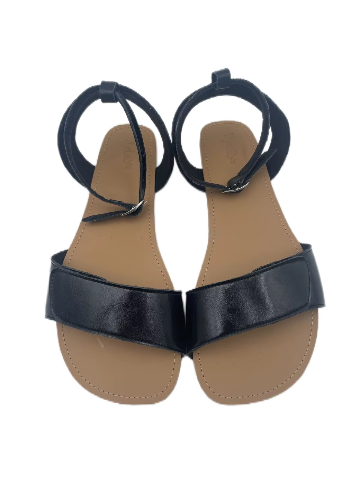 Tipsietoes 2025 Summer Barefoot Leather Flat Sandals