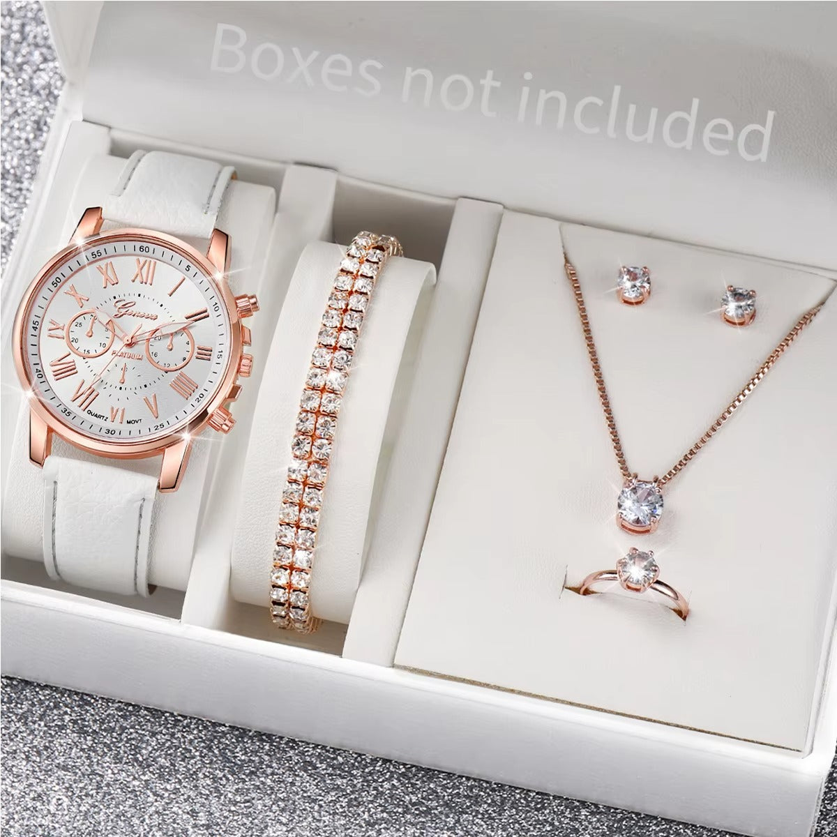 6PCS/Set Geneva Women Watches