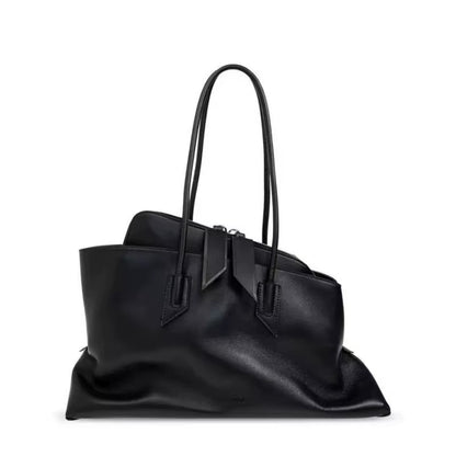 Special Geometric Layered Commuter Briefcase Retro Tote