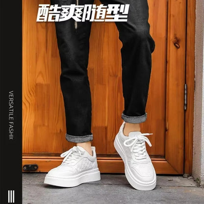New Korean Version Printed Men Skateboarding Shoes