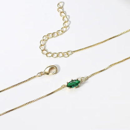 Colorful 12 Birthstone Pendant Necklaces