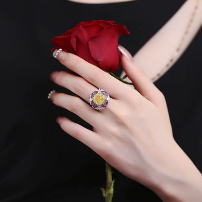 Wong Rain 925 Sterling Silver 10MM Crushed Ice