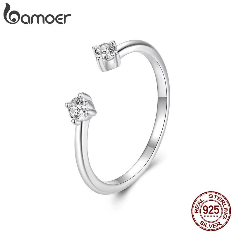 Diamond Adjustable Ring 18KGold Plated Luxury Jewelry