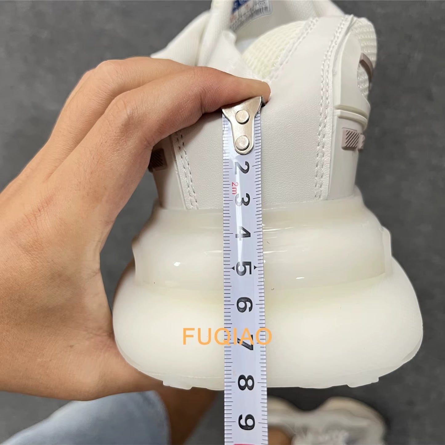 Hidden Heels Increase Insole 8CM Unisex Lift Sneaker