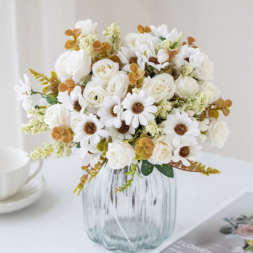1pc Artificial Flowers Rose Silk