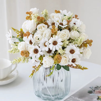 1pc Artificial Flowers Rose Silk