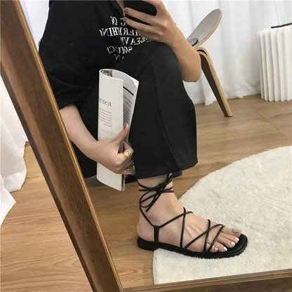 Lace Up Beach Gladiator Sandals