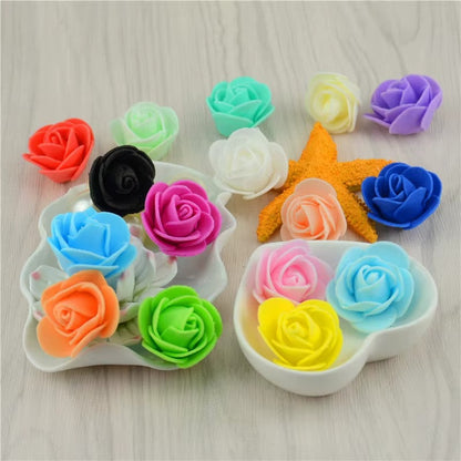 Rose Teddy Bear 3cm Christmas Decoration