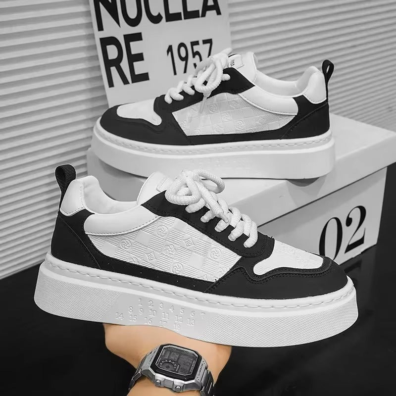 New Korean Version Printed Men Skateboarding Shoes