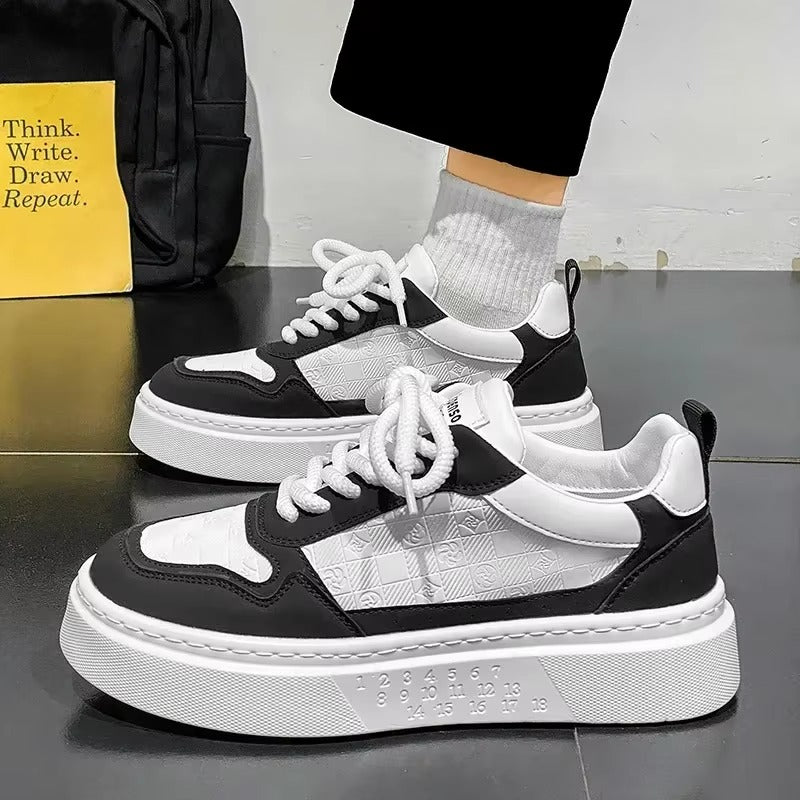 New Korean Version Printed Men Skateboarding Shoes