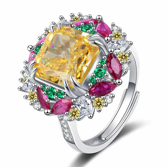 Wong Rain 925 Sterling Silver 10MM Crushed Ice