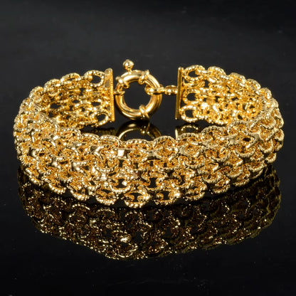 New 18MM wide copper chain bracelet unisex
