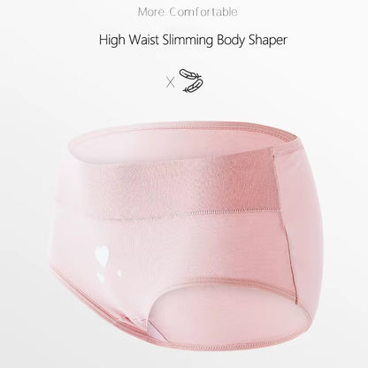 4Pcs Women's Panties High Waist