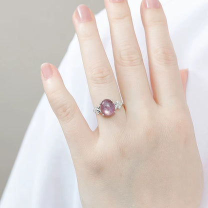 Adjustable 925 sterling silver ring for women