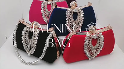 Crystals Bag Diamond Pearl Crossbody Wallets